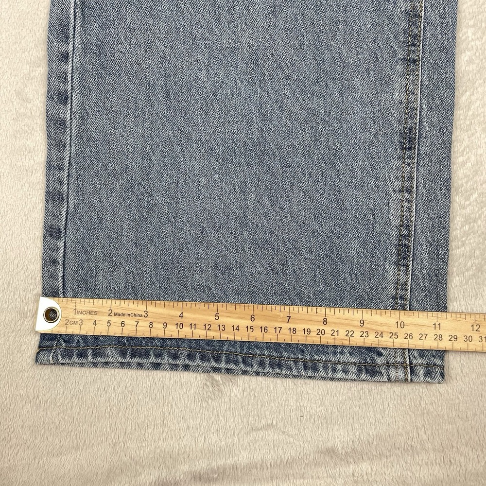 Pacsun Casey‎ Low Rise Baggy Jeans Womens 32x31 Blue Wide Leg Y2K Skater NEW - Picture 8 of 12
